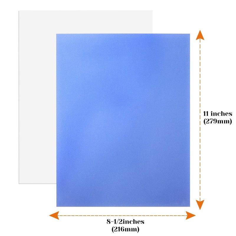 Cridoz 9-Color Transparent Vellum Paper - 8.5 x 11, Translucent Tracing Paper for Printing & Drawing - Image 3